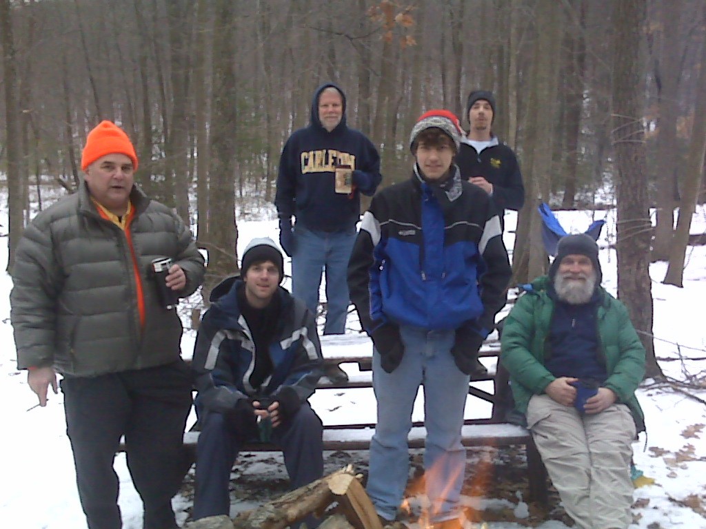 Winter hike from Caledonia.  Taken at Toms Run Shelters (mm 3.4).  Courtesy jcampbell@apartmentstore.com